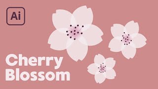 how to make cherry blossoms in illustrator