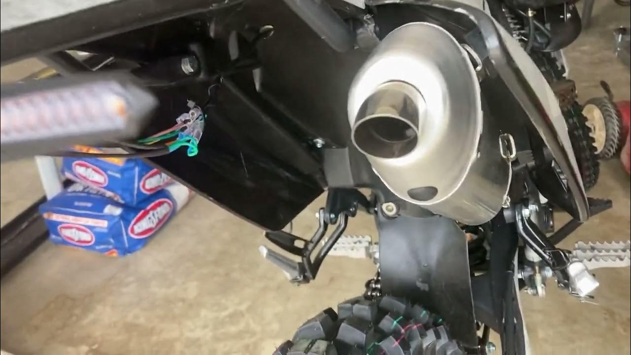 Templar X 250 New Build OEM carburetor example of lean condition out of