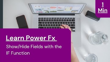 Power Fx If Function : Show/Hide in Power Apps #shorts