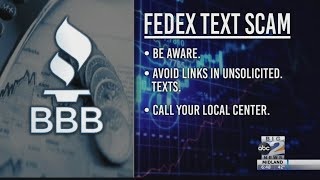 BBB scam warning involving FedEx