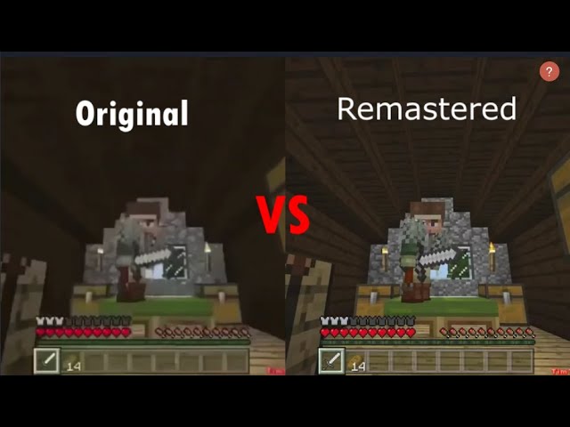 Hello guys welcome to my Minecraft Lets play - Original VS remastered