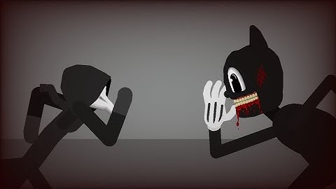 cartoon Cat Vs SCP_049 | Stick Nodes Animation