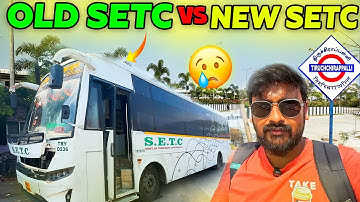 Chennai To Tirchy SETC AC Bus Travel | Missed New SETC AC Sleeper Bus | Bus review - Tuberbasss