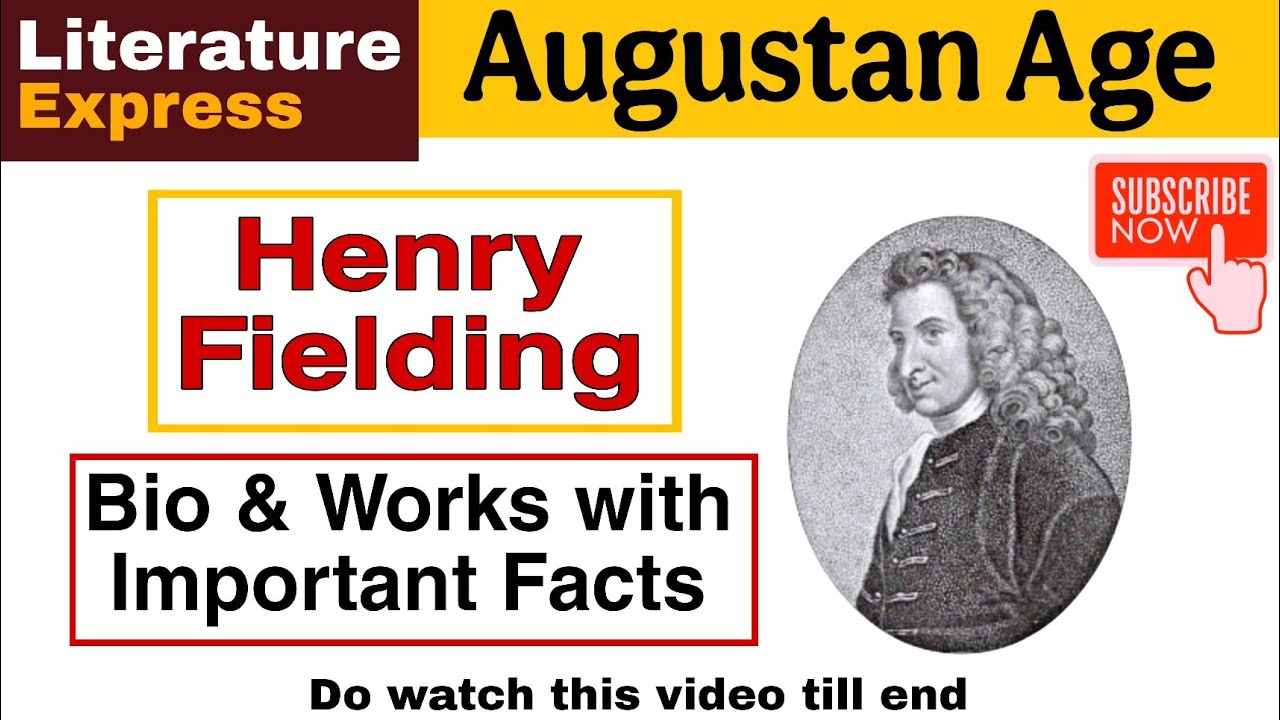 Henry Fielding Biio and Works #englishliterature #mastercadre #tgt #pgt #ugc #english