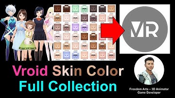 How to apply any skin color - Vroid Studio Tutorial