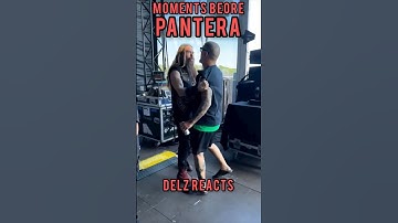 Pantera moments before hitting the stage with Phil anselmo