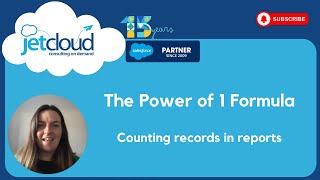 The Power of 1 Formula - A super simple formula trick to help count records in salesforce reports