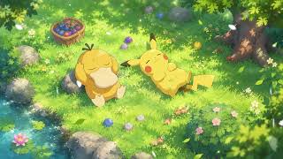 Psyduck & Pikachu Forest Lofi 🌿 Cozy Pokémon Ambience for Relaxing, Study & Sleep screenshot 5