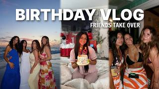 My 19th Birthday Vlog  Friends Takeover Air Bnb  Dinner  Shopping