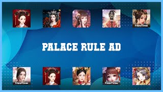 Popular 10 Palace Rule Ad Android Apps screenshot 1