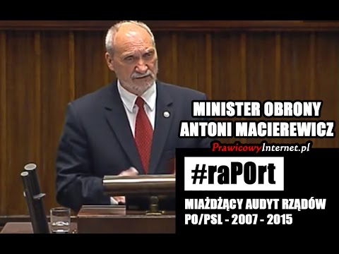 ZOBACZ!!! Antoni MACIEREWICZ ZMIAŻDŻYŁ PO/PSL ws. OBRONNOŚCI POLSKI!
