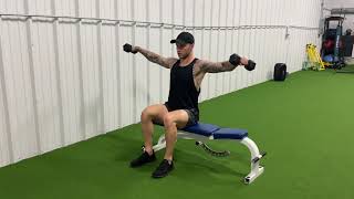 Seated Dead Stop DB Lateral Raise | SamForget.com