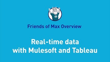 Real-time data with MuleSoft and Tableau