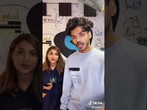 مروان العتيبي و خديجه اشرف تك توك اغنيه هو يكذب عليها خديجه عصبت