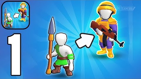 Army Evolution: Clash of Ages - Gameplay Walkthrough Part 1 Tutorial Army Commander (Android,iOS)