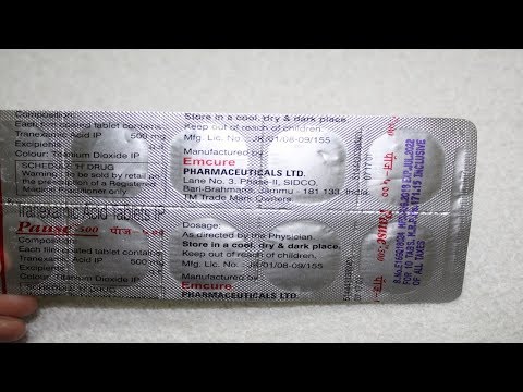 Pause 500mg Tablet Review Stops Heavy Menstrual Bleeding Tranexamic Acid Uses By Medi Pilz