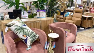 HOMEGOODS (3 DIFFERENT STORES) SHOP WITH ME FURNITURE ARMCHAIRS TABLES SHOPPING STORE WALK THROUGH