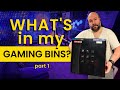 What will we find in my gaming storage bins?!