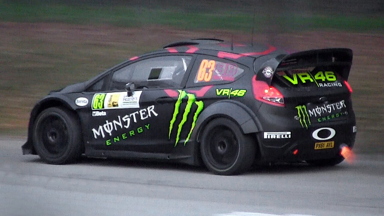 Ford Fiesta Rs Wrc Tribute With Pure Sounds Burnouts Flames More Youtube
