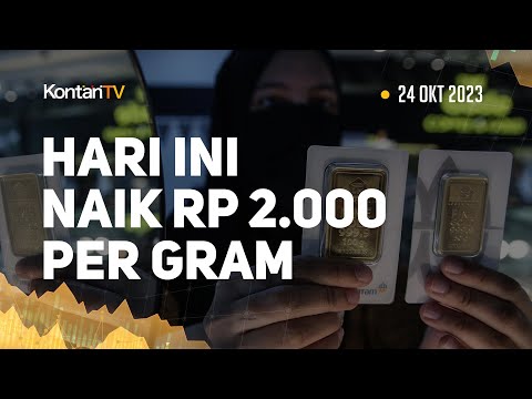 Harga Emas Naik Rp 2.000 per Gram (24/10), Berapa Potensi Untung Rugi? | KONTAN Harga Emas