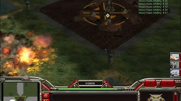 Zero Hour Destructive Forces China Artillery General (No Commentary) Raining Death