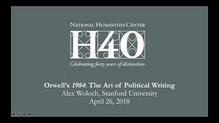 Orwell's 1984:  The Art of Political Writing