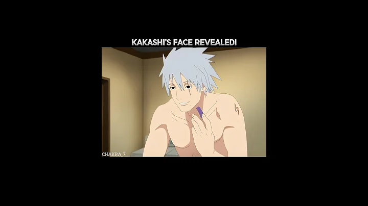 Kakashi's face Revealed! #naruto #shorts