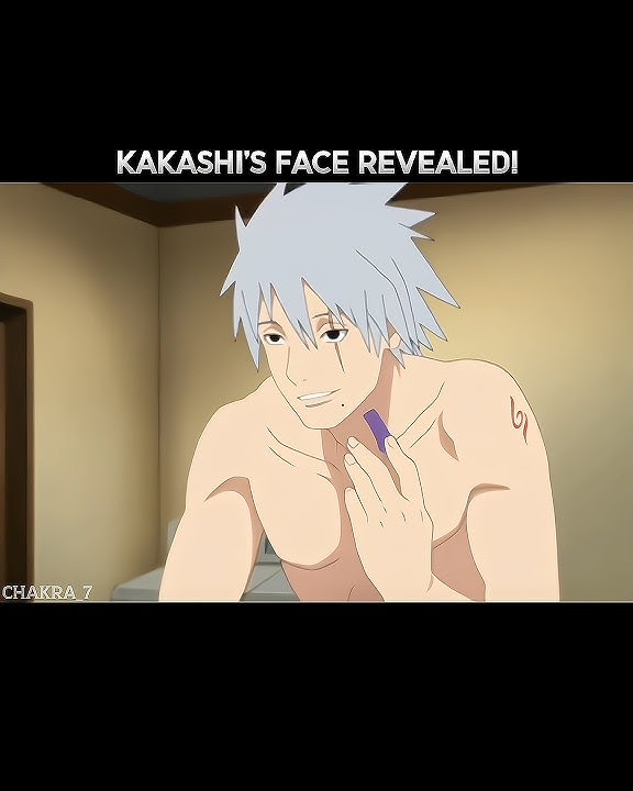 Kakashi's face Revealed! #kakashi #naruto #shorts