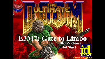 Ultimate Doom E3M7 - Gate to Limbo 100% Ultra-Violence