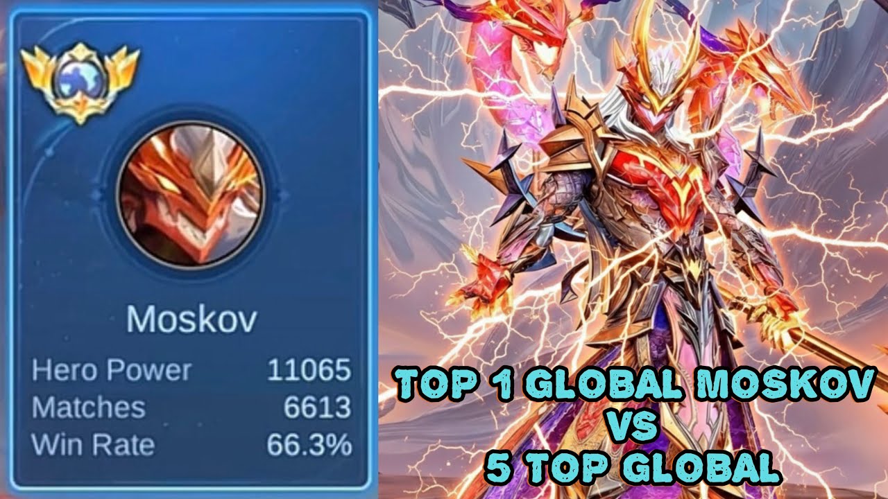 Top 1 global moskov vs 5 top global skill moskov setara skylar - YouTube