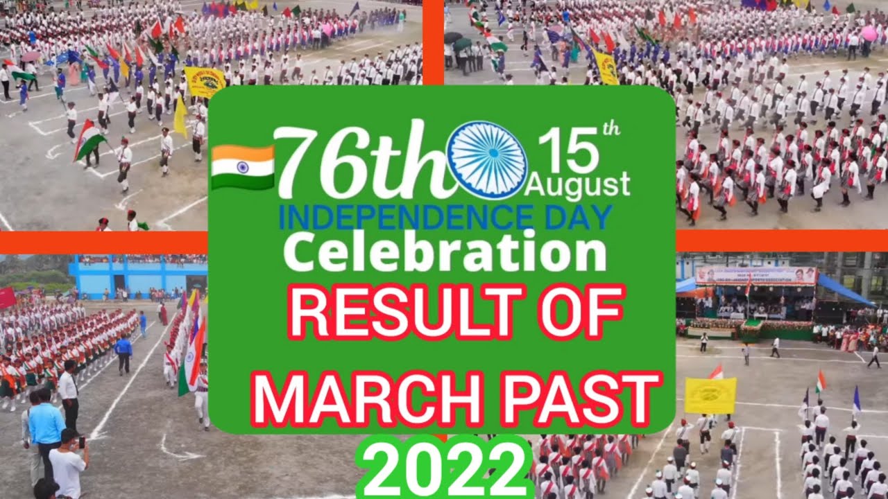 RESULT OF MARCH PAST 76th Independence day Parade Gopimohan
