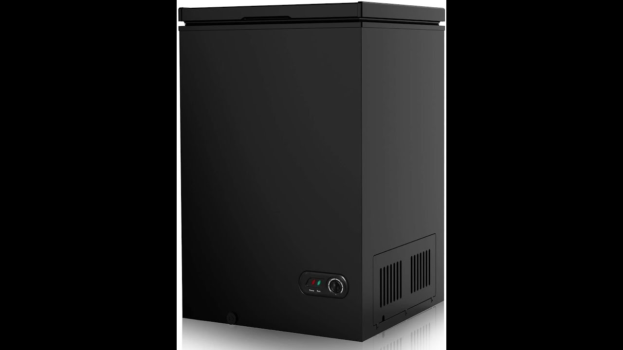 Northair Compact Chest Freezer 3 5 Cubic Feet Free Standing Top Door