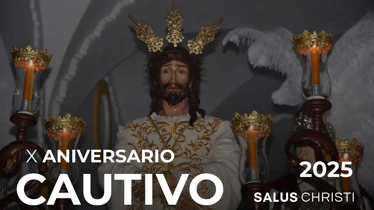 [4K] Misterio Cautivo en Plaza de Olavide | Asoc. Par. Ntro Padre Jesús Caut y Sent | AM. Redención