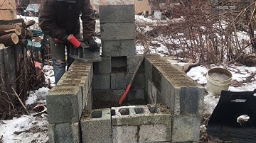 Collecting sap and making an evaporator fire pit