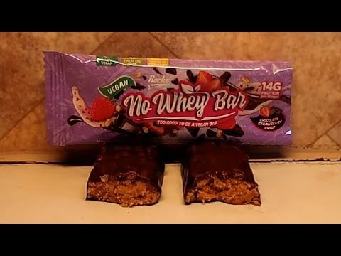 Taste-Test- Rocka Nutrition No Whey Bar 🍓🍫 Chocolate Strawberry
