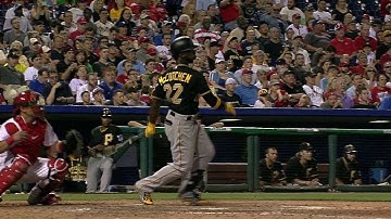 PIT@PHI: Cutch hammers a two-run homer to center