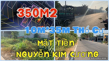 Đất Mặt Tiền Nguyễn Kim Cương , Xã Tân Thạnh Đông | DT 350m2 ( 10m*35m) Thổ Cư ,Gần Chợ Chiều