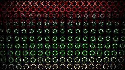 DAVE FX - Colorful Neon Circles Wall Abstract Motion Background VJ Loop