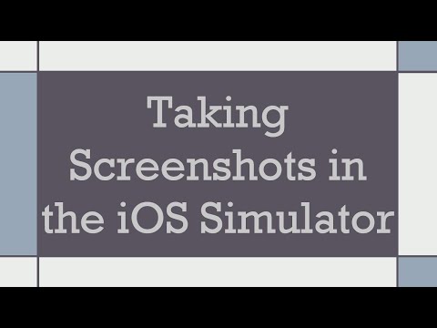 Taking Screenshots in the iOS Simulator