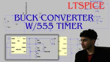 Buck converter simulation (ft. 555 timer)