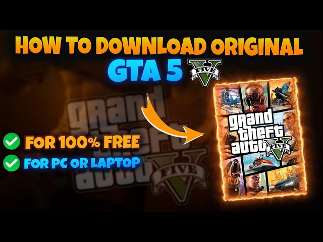 HOW TO DOWNLOAD AND INSTALL GTA 5 IN PC & LAPTOP