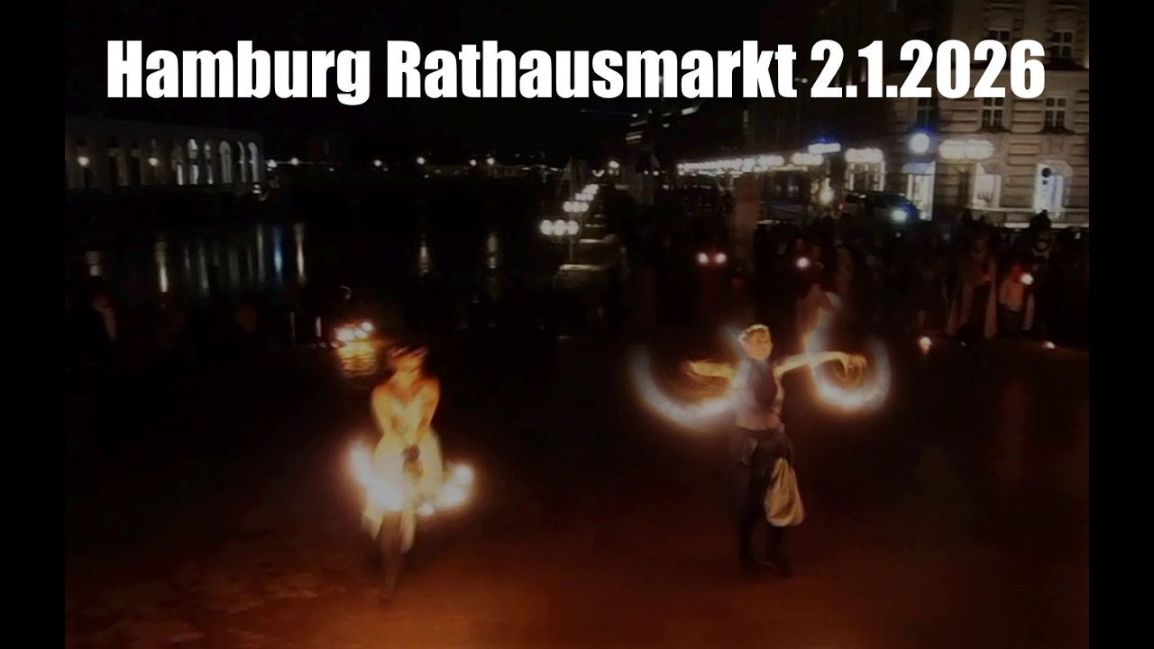 Firedance show at the end of the Venice Carnival in Hamburg #venicecarnival #firedance #hamburg