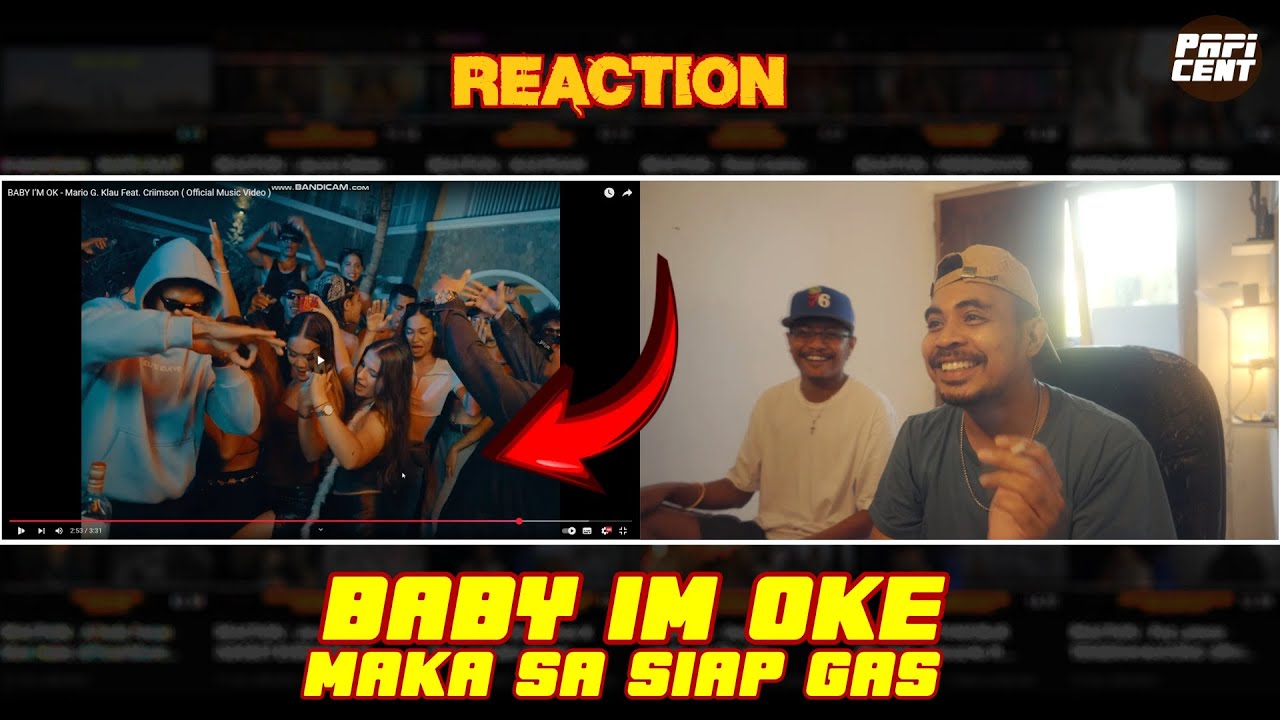REACTION || BABY I’M OK - Mario G. Klau Feat. Criimson (MV)