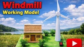Windmill working model | Science exhibition project working model | Mr Genius