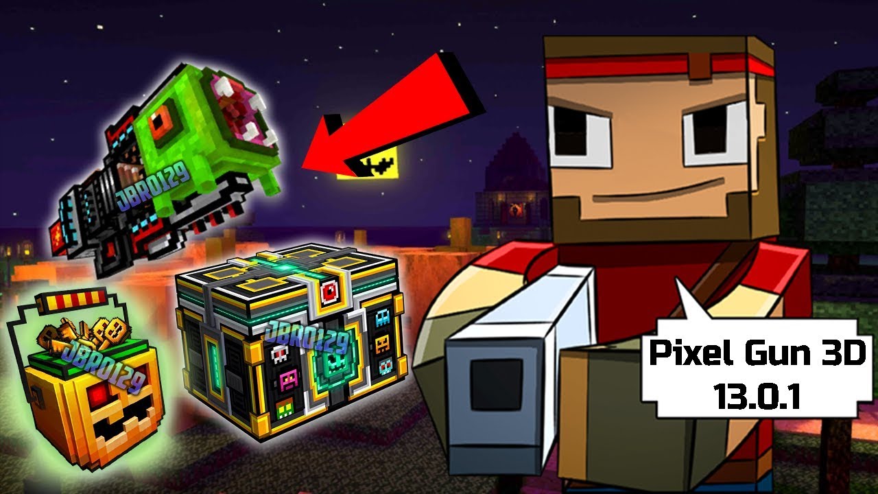 PIXEL GUN 3D 13.0.1 SPOILERS! Halloween Event? New Guns Gadgets & MORE!!!