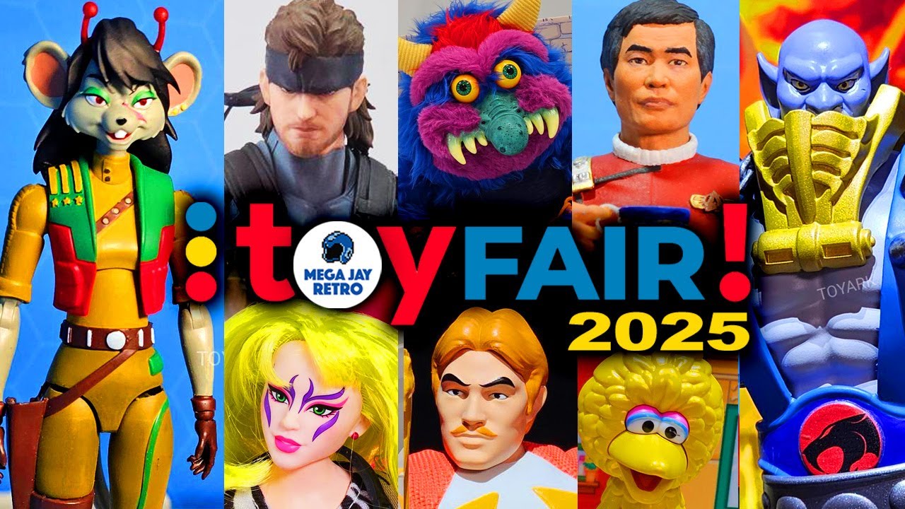 Surprise Reveals at the 2025 New York Toy Fair - Mega Jay Retro - YouTube