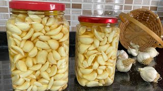 Asla Yumuşamaz ❌ Kütür Kütür Sarimsak Turşusu 👍🏻Doğal Anti̇bi̇yoti̇k 🧄🧄