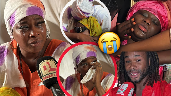 O tristesse et larme profonde de Ndeye Gueye et ses collègues danseurs sur le m€urtre de Aziz Dabala