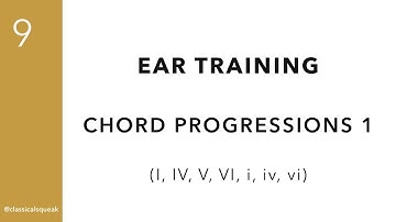 RCM Level 9 Chord Progressions I, IV, V, vi, i, iv, V, VI (Ear Training) | Set 1