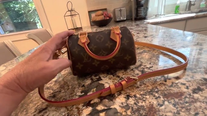 louis vuitton nano speedy! is it worth it?  what fits inside + one month  review 